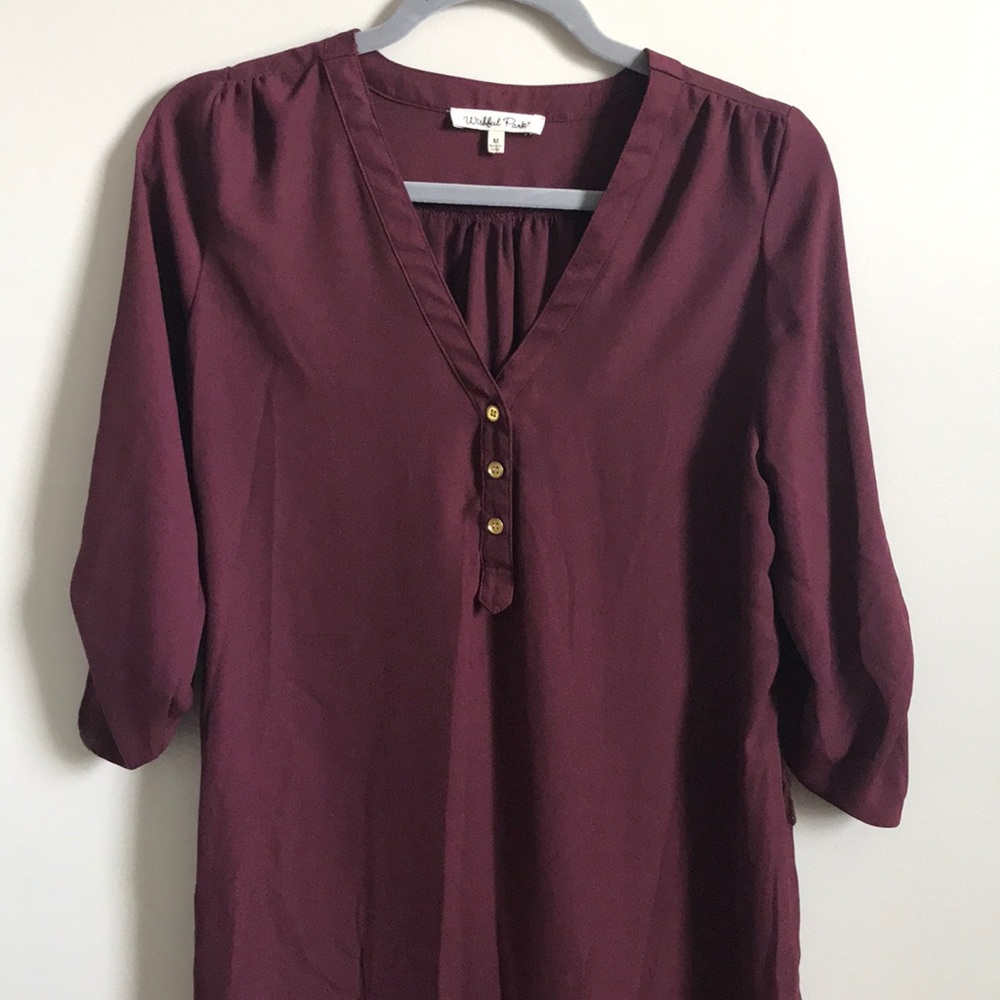 A mid-thigh length dress
